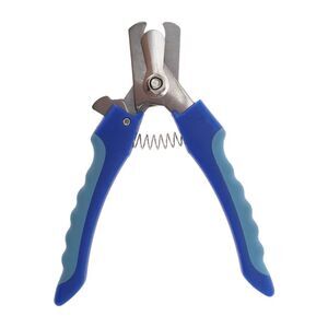 Durable Long Handle Pet Nail Clippers for Cat for Dog Blue